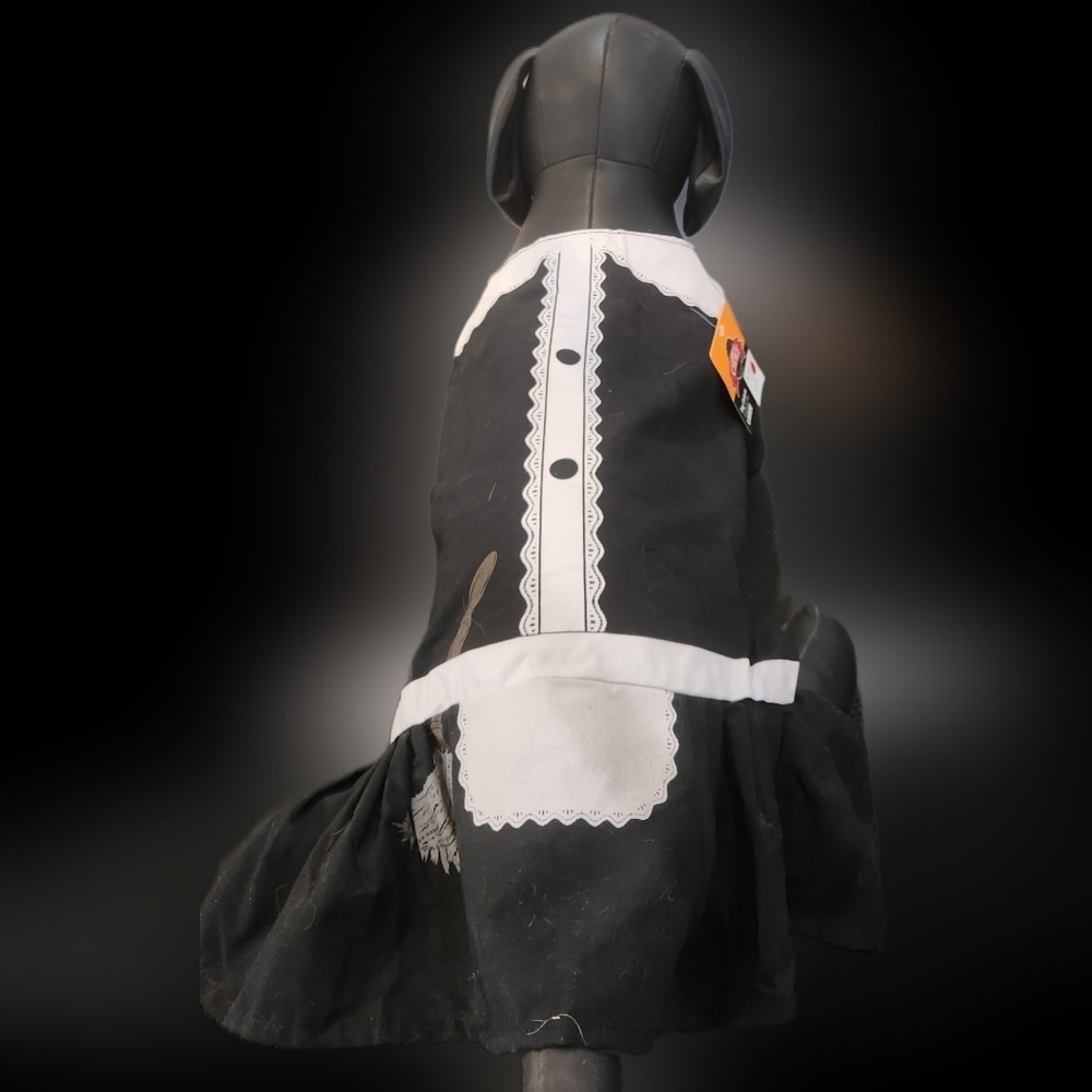 3/$20 Maid Black and White Pet Dress Costume